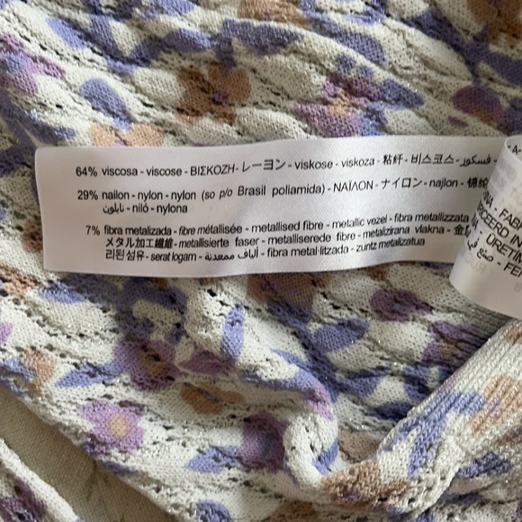 100% NEW Zara PRINTED KNIT SWEATER - Picture 7 of 7